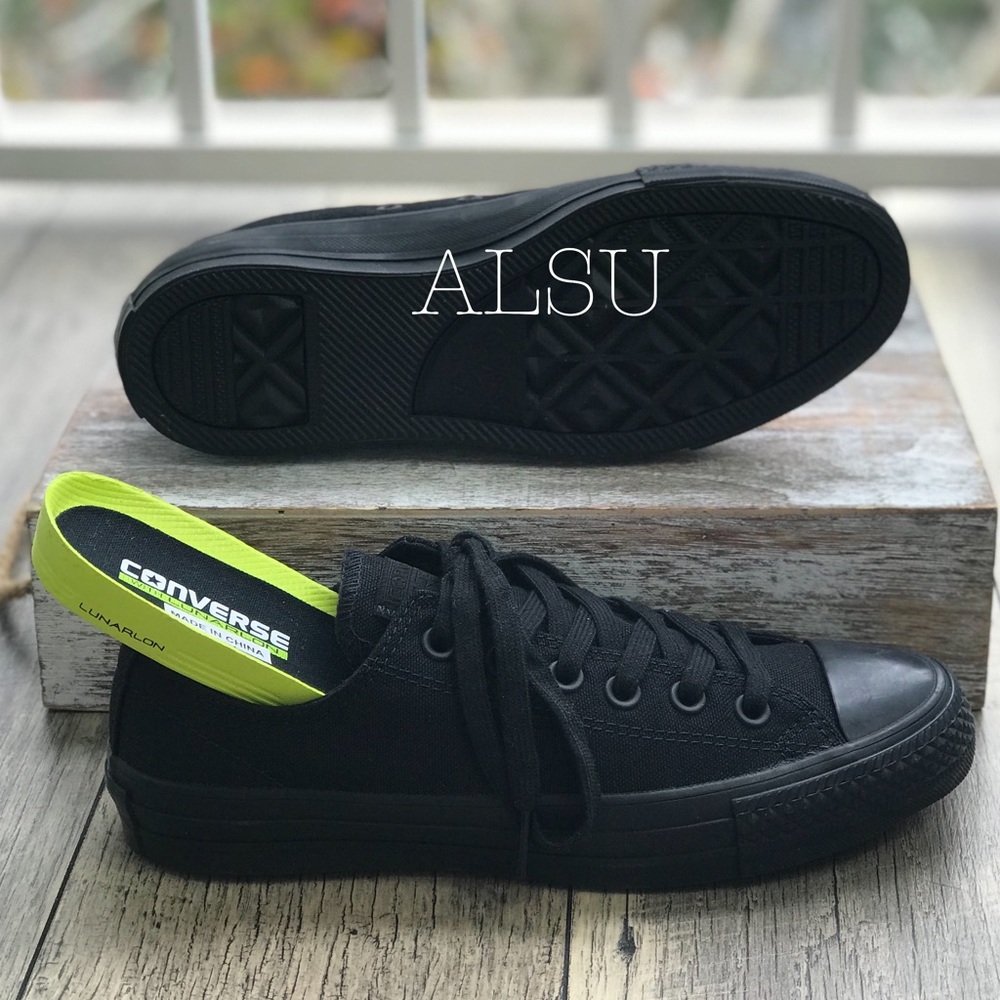 Converse Ctas Pro Low Top Black Black W AUTHENTIC - Picture 5 of 7